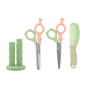 3 Pcs Thép Không Gỉ Bé Tóc Cắt Trẻ Em Tóc Cắt Kéo Mỏng Kéo Và Lược Thiết Lập Di Động Dễ Dàng Lưu Trữ - Product Image 2