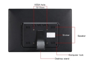 Khung ảnh kỹ thuật số 15 inch treo tường khung ảnh kỹ thuật số đa chức năng video máy nghe nhạc quảng cáo chơi nhạc + Video + hình ảnh - Product Image 5