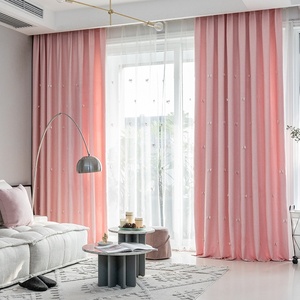 Tenda <span class=keywords><strong>per</strong></span> Cameretta Bambina Stile Principessa, Nuova Collezione, Ricamata con Farfalle Patchwork Rosa, Trasparente, Stile Coreano - Product Image 3