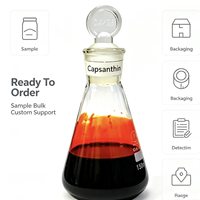 Pigment rouge naturel de paprika 200CU à haute valeur chromatique, extrait liquide de capsaïcine, colorant alimentaire de qualité alimentaire en stock