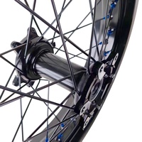 Roues Supermoto 7 pouces 17x3.0 17x3.5, moyeux et jantes en alliage d'aluminium CNC anodisé, haute performance, pour moto électrique tout-terrain, E-Moto personnalisée