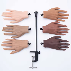 Flexible Nail Art New Hot 2024 Formation En Caoutchouc Modèle <span class=keywords><strong>Faux</strong></span> Main Silicone Nail Pratique Main Pour <span class=keywords><strong>Ongles</strong></span> - Product Image 3