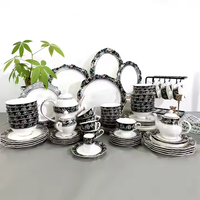Assiettes de service en gros, ensembles de vaisselle, assiettes en porcelaine personnalisées avec logo pour mariages, assiettes de restaurant, ensembles d'assiettes en céramique personnalisées