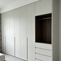 Système de dressing convertible de luxe moderne en bois SNLFEIER 0031 sur mesure pour toute la maison, idéal pour chambre, appartement, hôtel