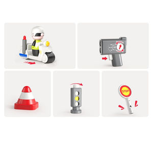 Polis kamyonları oyuncak arabalar yeni yürümeye başlayan çocuklar için 2-5, <span class=keywords><strong>3</strong></span> 4 5 yaşındaki çocuk için doğum günü hediyesi oyuncak, bebekler için taşıma taşıyıcı kamyon - Product Image 5