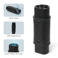 Adaptateur de charge EV Type 2 vers GB/T 32A, convertisseur 7 en 1, étanche IP54 pour voitures électriques chinoises, adaptateur de charge Type 2 vers GBT, certifié CE