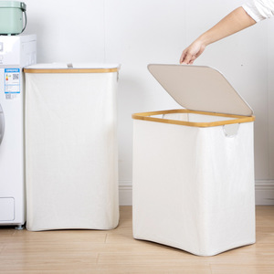 <span class=keywords><strong>Panier</strong></span> <span class=keywords><strong>à</strong></span> <span class=keywords><strong>linge</strong></span> pliable de grande capacité, <span class=keywords><strong>panier</strong></span> de rangement pour vêtements durable avec cadre en bambou, <span class=keywords><strong>panier</strong></span> <span class=keywords><strong>à</strong></span> <span class=keywords><strong>linge</strong></span> - Product Image 6