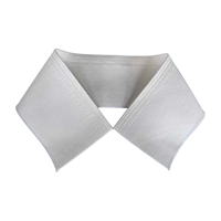 Col en tricot côtelé solide personnalisé pour polos et vestes - Accessoires de sport durables, respirants et écologiques en coton et élasthanne