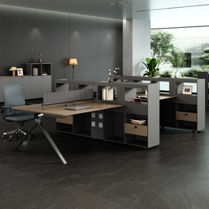 Compartiments de bureau de conception moderne meubles de postes de travail de cloison simple et durable - Product Image 1