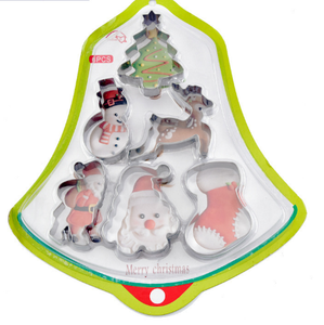 ชุดแม่พิมพ์ตัดคุกกี้สแตนเลสสำหรับการอบแม่พิมพ์คุกกี้วันหยุดแบบทำมือ - Product Image 2