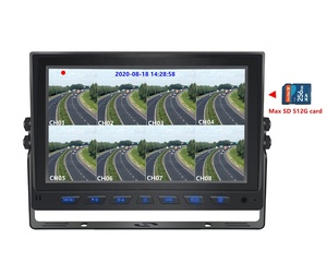 Monitor <span class=keywords><strong>DVR</strong></span> AHD para coche de 9 pulgadas, grabadora Digital de vehículo de fábrica, pantalla dividida de 2/4/8 canales, pantalla cuádruple, GPS, TFT, Ayuda de marcha atrás - Product Image 1