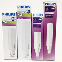 Philips PL-C Plug-in buislamp G24D fitting 2P 4P Dubbele/Vierpolige 6,5W 9W Energiebesparende fluorescentielamp