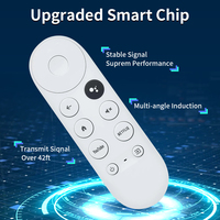 Télécommande Smart TV G9N9N avec clavier en silicone 4 boutons et code fixe Remplacer la télécommande vocale