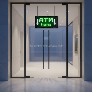 Letrero LED ATM Blanco Cálido para Hotel, Negocio, Tablero Electrónico Iluminado con Dos Modos de Visualización, 1.5m de Longitud, Protección IP20, AC 110V - Product Image 1