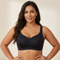 Soutien-gorge Confort Femme Sans Armature à Couvrance Totale, Effet Push-up, Soutien Latéral, Lissage du Dos, Fermeture à Trois Rangées de Crochets – Vente en Gros OEM ODM