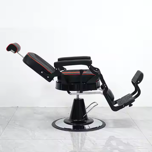 Fauteuils de salon modernes Zs noirs et dorés, mobilier de salon de luxe, fauteuils de coiffure, fauteuils de barbier vintage pour salon de beauté - Product Image 4