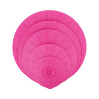Couvre-bols en silicone écologiques sans BPA, compatibles micro-ondes, réutilisables, avec joint d'aspiration, ensemble pour casseroles, tasses, ustensiles de cuisine
