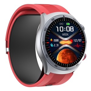 Montre connectée AMOLED 1,43 pouces avec moniteur <span class=keywords><strong>de</strong></span> pression artérielle, ECG, suivi <span class=keywords><strong>de</strong></span> la santé, fréquence cardiaque, oxygène sanguin et surveillance du sommeil HealthWear - Product Image 4