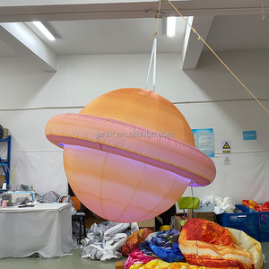 <span class=keywords><strong>Pianeta</strong></span> <span class=keywords><strong>saturno</strong></span> gonfiabile appeso con pianeti gonfiabili ad anello per la decorazione a tema - Product Image 2
