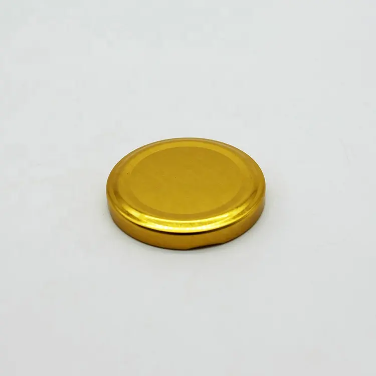 Gold Metal Twist Off Deksels Lug Iron Metalen Tin Cap Glazen Pot Deksel Voor Glazen Fles
