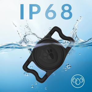 IlFindYou Soporte para AirTag para Perros, Paquete de 2, Negro, Impermeable, Resistente, para Collar de Mascotas - Product Image 2