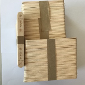 Bâtonnets <span class=keywords><strong>de</strong></span> crème glacée jetables <span class=keywords><strong>en</strong></span> <span class=keywords><strong>bois</strong></span> naturel écologiques pour loisirs créatifs et friandises glacées, logo personnalisé Linke LK-CR-01 - Product Image 5