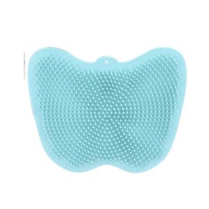 Almohadilla de silicona para masaje de espalda, herramienta de limpieza y lavado de pies con ventosas antideslizantes para baño y ducha - Product Image 1