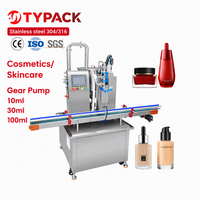 Machine de remplissage automatique haute vitesse TYPACK pour liquides cosmétiques (30ml, 50ml, 100ml) – Crème visage, fond de teint, huile essentielle, soins de la peau