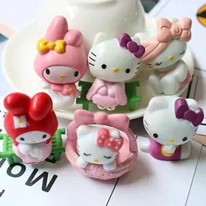 New arrival kawaii 3D doll homemade micro-landscape resin charms handicraft accessories for key chain diy