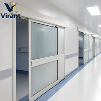 Capteur de proximité à pousser et tirer pour ouverture, Opérateur de porte automatique, Porte anti-radiation en plomb pour hôpitaux et couloirs propres