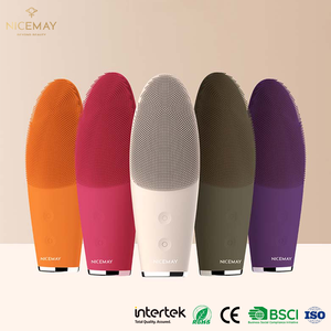 Productos Personalizados para el Cuidado de la Piel, Cepillo Exfoliante Facial de Silicona con Calor, Limpiador de Poros de Silicona - Product Image 1