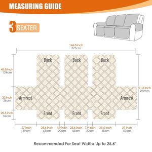 Housse de <span class=keywords><strong>canapé</strong></span> inclinable moderne COMFLIVE imperméable, 1 pièce, lavable en machine, antidérapante, avec sangles élastiques et poche pour chiens/animaux domestiques, gris foncé 3 - Product Image 2