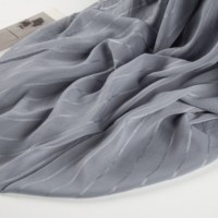 Voile en polyester chiffon filé argenté 9908 pour enfants, doux, respirant et léger, idéal pour les collections Ramadan et Aïd