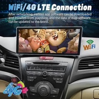 Autoradio sans fil Carplay Android Auto pour Acura ILX 2013 2014 2015 Navigation GPS Lecteur multimédia vidéo Écran tactile Stéréo