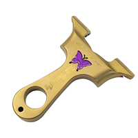 Slingshot en acier inoxydable, design sans boucle, dents de dragon, élastique robuste, pour tir en plein air, chasse, jeux de tir sur cible