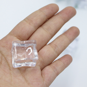 20mm 25mm 30mm होंगज़ी एक्रिलिक आइस क्यूब्स पत्थर पुन: प्रयोज्य वर्ग नकली बर्फ घन के लिए घर की सजावट बार सामान फूलदान Fillers - Product Image 4