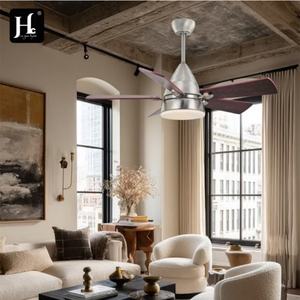 Ventilateur de plafond BLDC en gros avec technologie de ventilation, LED dimmable 3 pales, ventilateur de plafond moderne avec lumières et télécommande - Product Image 6