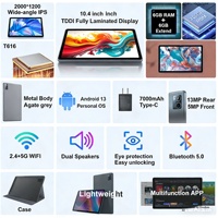 Tablet All-in-One Pad Pro Ultra-Tipis 10,1 inci Layar 2K 12+256GB dengan Android 13, Garansi 1 Tahun, Stok Grosir Tersedia