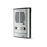 Wall Audio Plate 2 <b>Button</b> Light Grey 19 In Length 5.4 In Height Push <b>Button</b> Switches - Product Image 1
