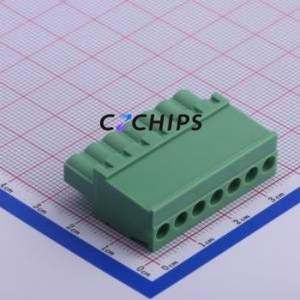 KF2EDGKA-5.0-7P Plug-in Terminal Block P=5mm Connector ( Connector Type: Plug )( Construction: 1x7P )( Pitch: 5mm ) - Product Image 2