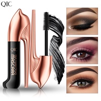 Mascara QIC à talon haut 5D pour cils longs, résistant aux bavures, imperméable, sans flocons, maquillage quotidien, cosmétiques pour cils