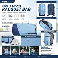 Sac de sport multifonctionnel en tissu Oxford, grande capacité 35L, résistant à l'eau, compartiment séparé pour chaussures (sec/humide), personnalisable