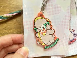 OEM ODM Ensemble de breloques en acrylique Kawaii rétro, thèmes Anime, Nageur, Personnage Japonais, Animaux, du Japon - Product Image 4