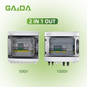 <span class=keywords><strong>GADA</strong></span> 500V/1000V DC Solar Combiner Box IP65 Equipo de distribución de energía con protección contra sobretensiones 2 en <span class=keywords><strong>1</strong></span> para matrices fotovoltaicas - Product Image 2