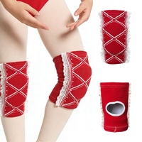 Genouillères classiques en tricot à motif diamant pour enfants, genouillères en éponge respirantes pour tout-petits, genouillères élastiques pour enfants, soutien du genou