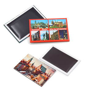 Imán de nevera de hojalata de metal impreso personalizado, recuerdo turístico de Praga, ciudades, Alemania, Aquisgrán, Múnich, Colonia, Hamburgo, Malta - Product Image 2