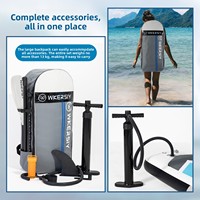 Planche à pagaie gonflable de voyage 380 cm extra longue, SUP de croisière à queue pointue, planche de stand-up pour le tourisme