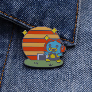 ตายหล่อที่กำหนดเองฮาร์ดเคลือบ Lapel Pins,ฟุตบอลฟุตบอลป้ายขา - Product Image 6