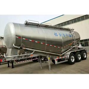 3 alxe 40cbm & 45cbm khô số lượng lớn xi măng tàu chở dầu bán <span class=keywords><strong>Trailer</strong></span> xi măng bulker xe tải rơ moóc để bán - Product Image 2