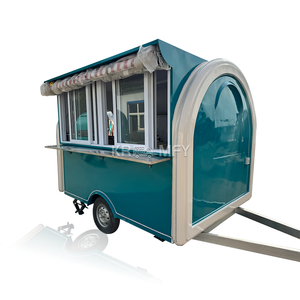 Food Corn Carts Enclose Coffee Trailer Ice Cream Cart - Product Image 4